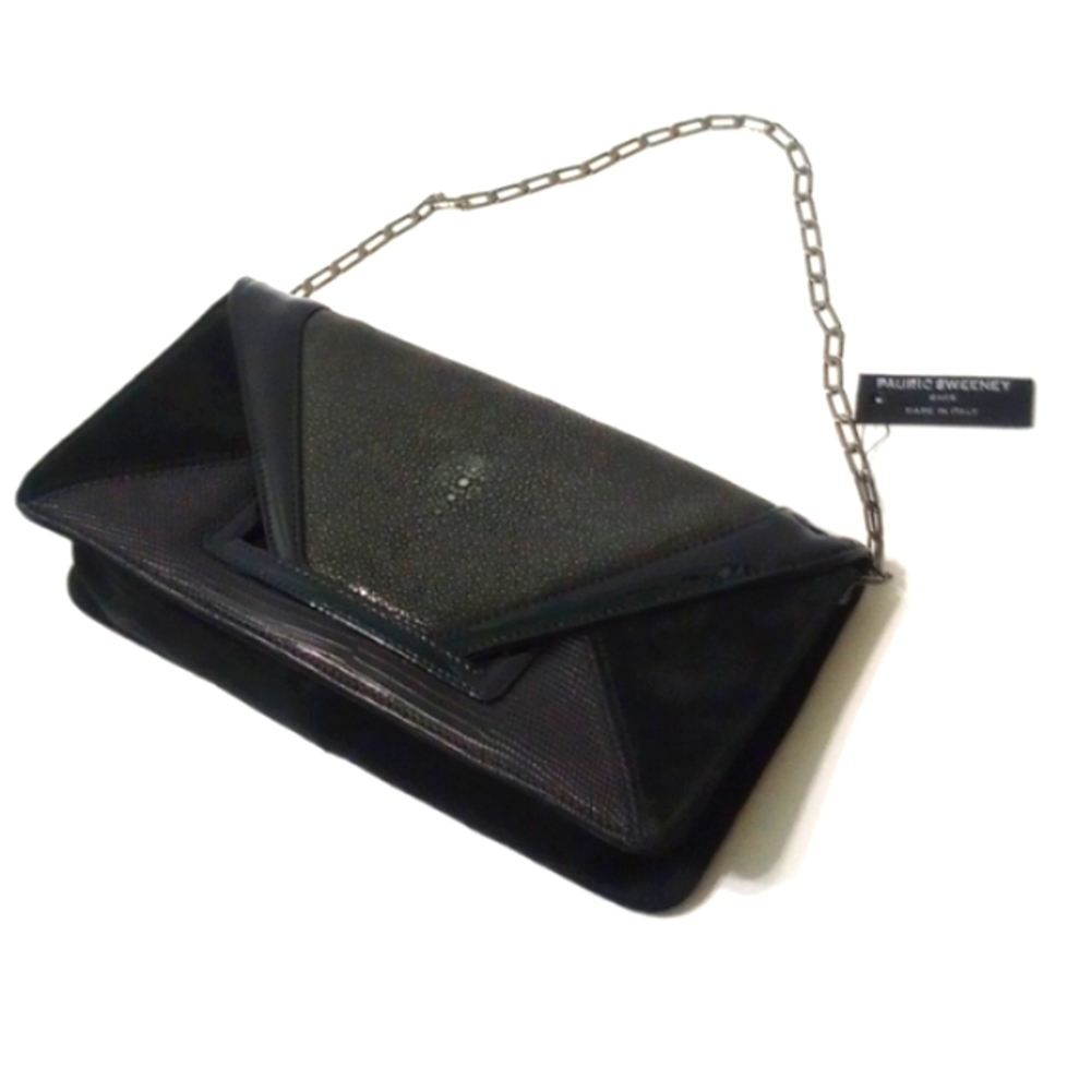 Pauric Sweeney Italian Exotic Leather Bag/ Clutch